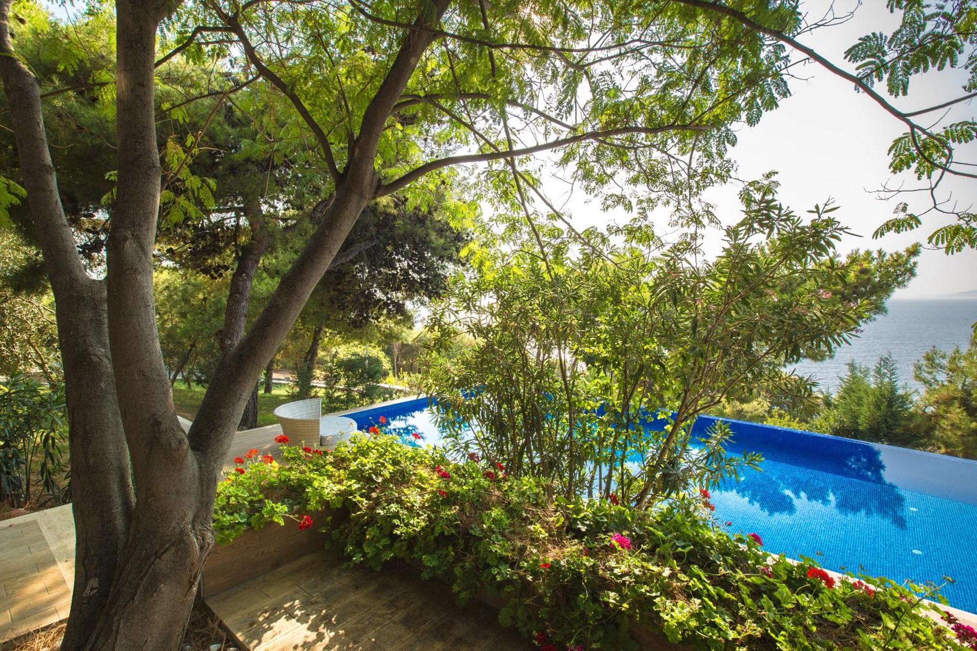 منتجع بين باي هوليداي كوشاداسيه الغرفة الصورة The pool at the hotel